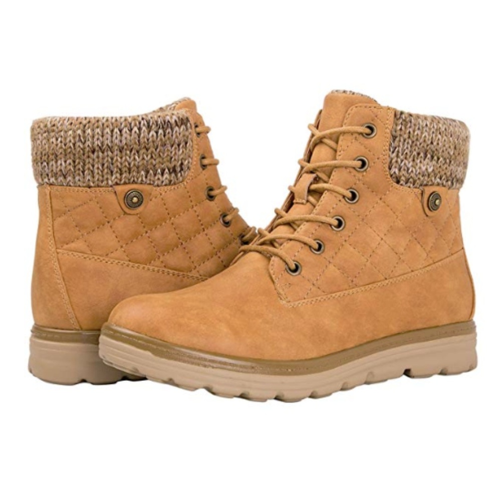 Womens "Mariah" Khaki Winter Boots